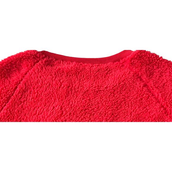 HOLIDAY TIME LONG SLV PULL-OVER ROUND NECK TOP, WOMENS, M-RED W/GOLD BRN GRAPHIC - Picture 6 of 11